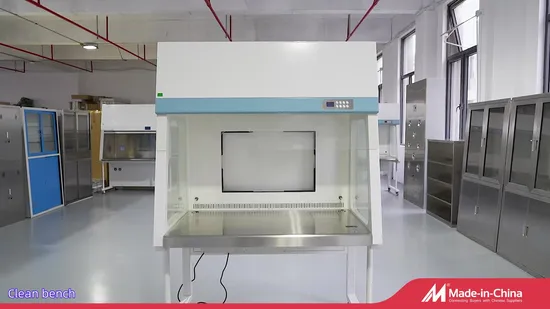 Laboratory Clean Bench with Vibration Isolation and Microscope-Friendly Design